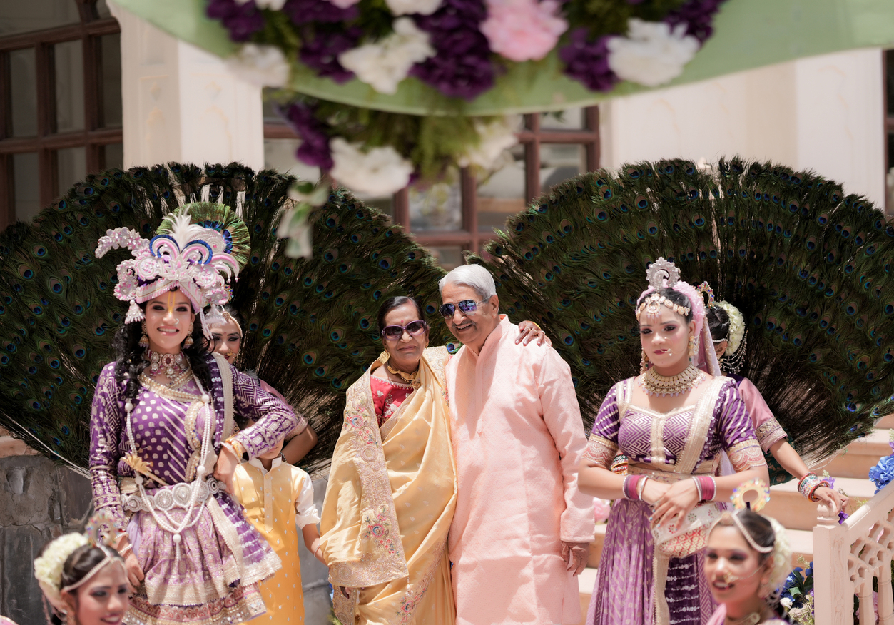 B.M. Sharma & Saroj Sharma wedding photography photograph in Jaipur, Rajasthan